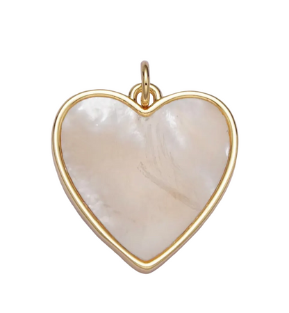 Mother of Pearl 24K Gold Filled Charms