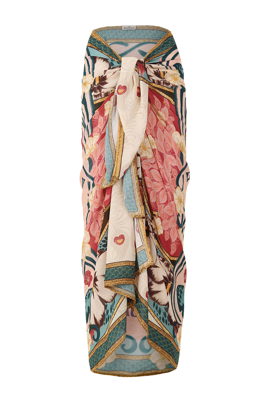 Marine Plume Pareo by Agua Bendita