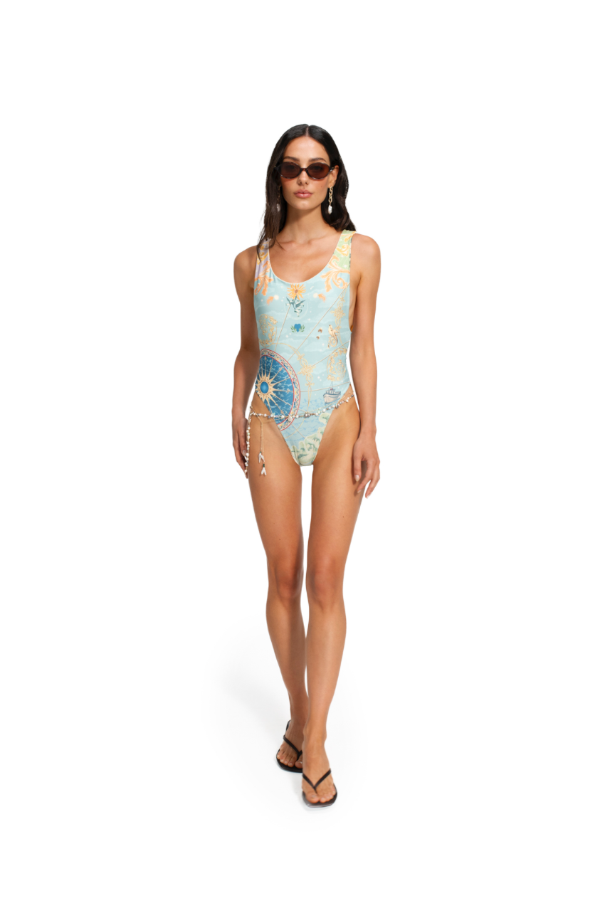 Yara Solstice Reversible One-Piece by Agua Bendita