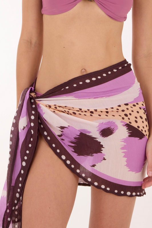 Amber Leopard Pareo Collection