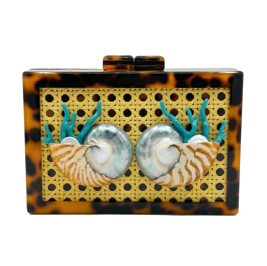  Nautilus collection 貝殻 小物入れ Nautilus Clutch Collection – The Nix