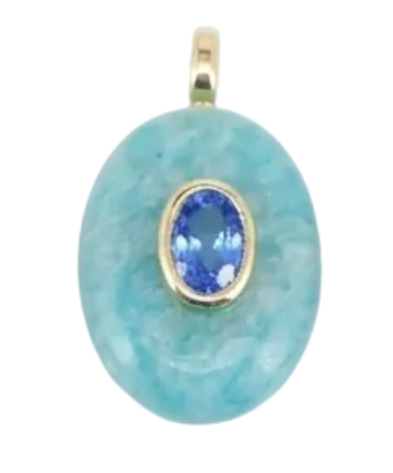 Oval Gemstone Charms