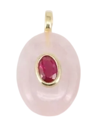 Oval Gemstone Charms