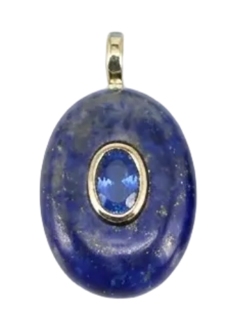 Oval Gemstone Charms