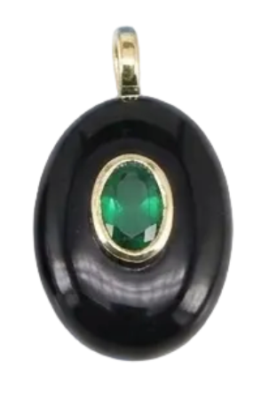 Oval Gemstone Charms