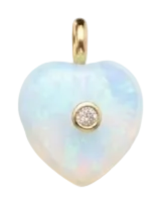 Gemstone Heart Charms