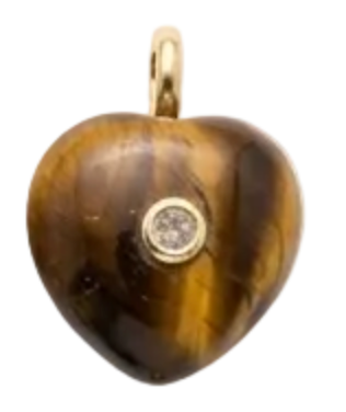 Gemstone Heart Charms