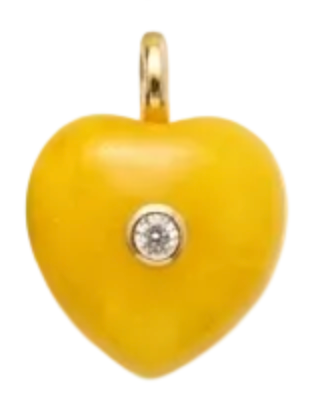 Gemstone Heart Charms