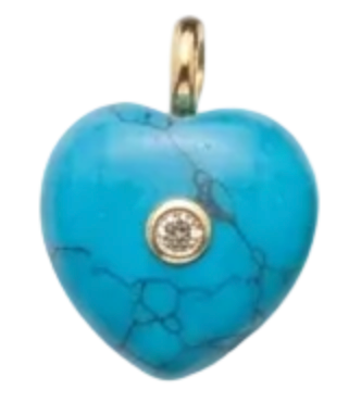 Gemstone Heart Charms