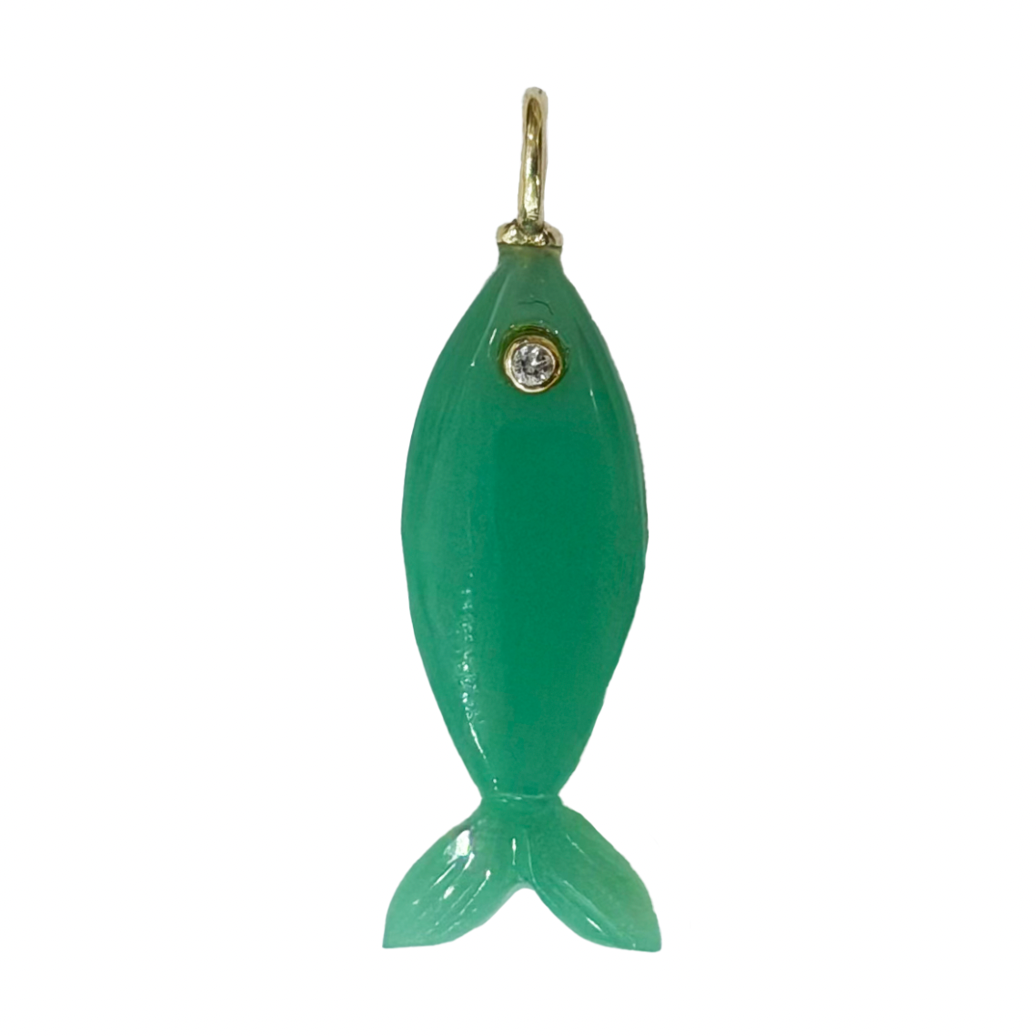 Mini Gemstone Fish Charms