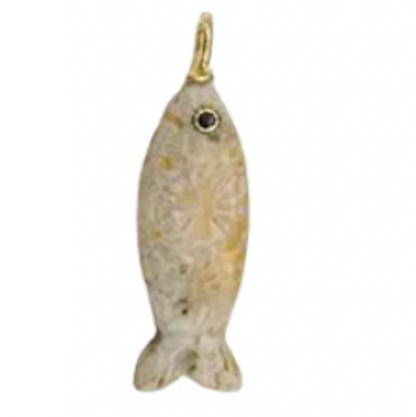 Mini Gemstone Fish Charms