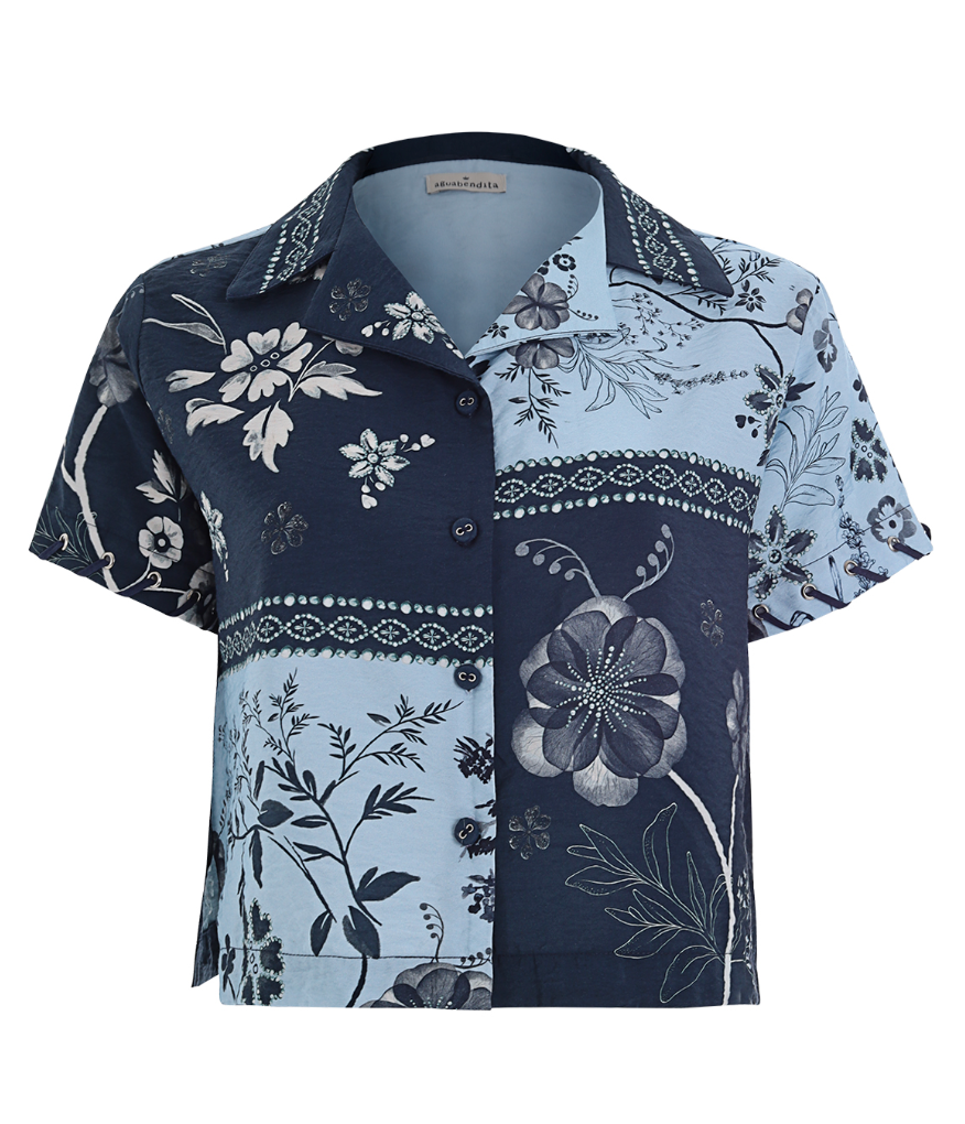 Vittoria Blouse & Watts Short Set by Agua Bendita