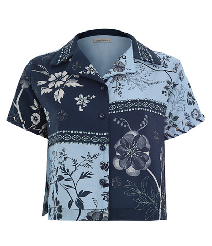 Vittoria Blouse & Watts Short Set by Agua Bendita