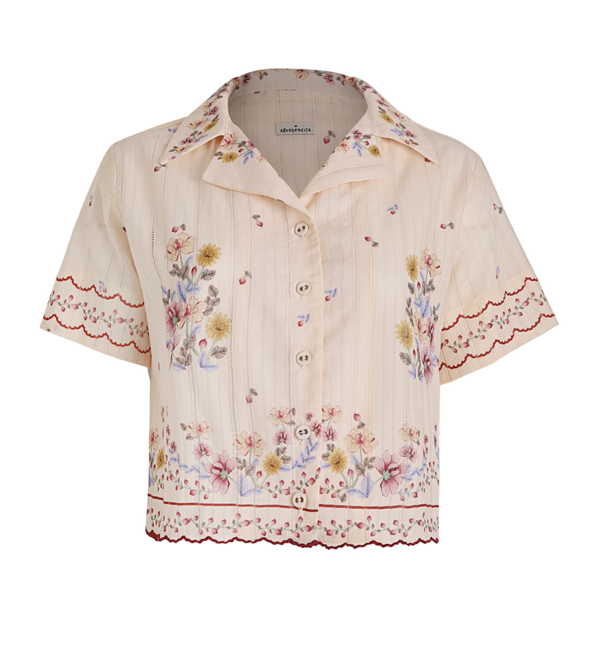 Prim Celinna Blouse & Cinny Short Set by Agua Bendita