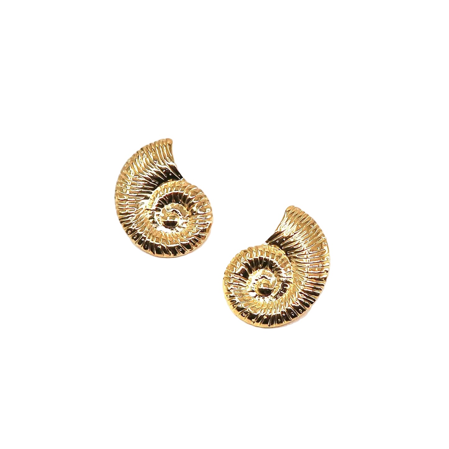 Gold Shell Stud Studs