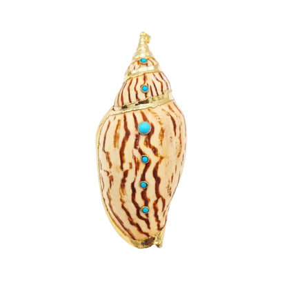 Shell Inlay & Gold Pendants