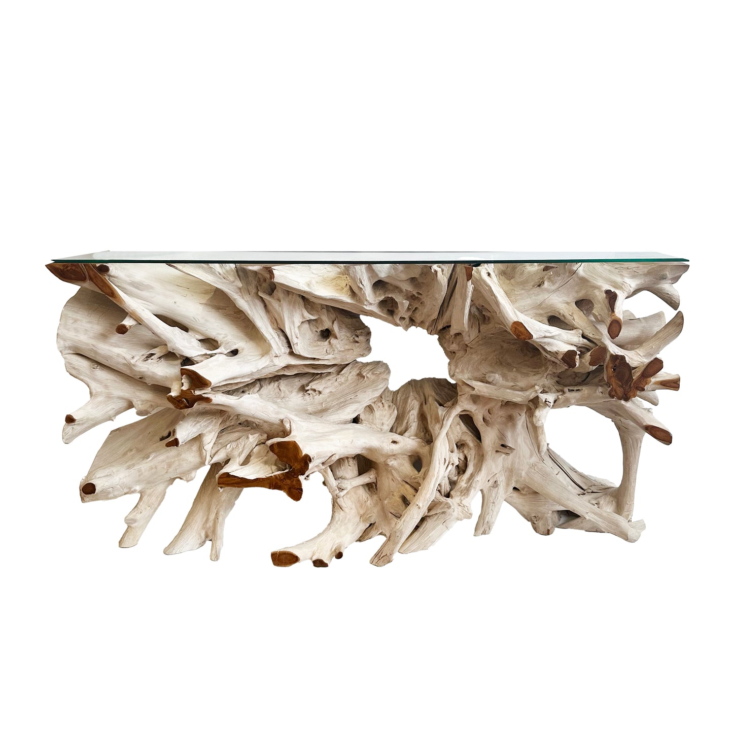 Teak Root Console