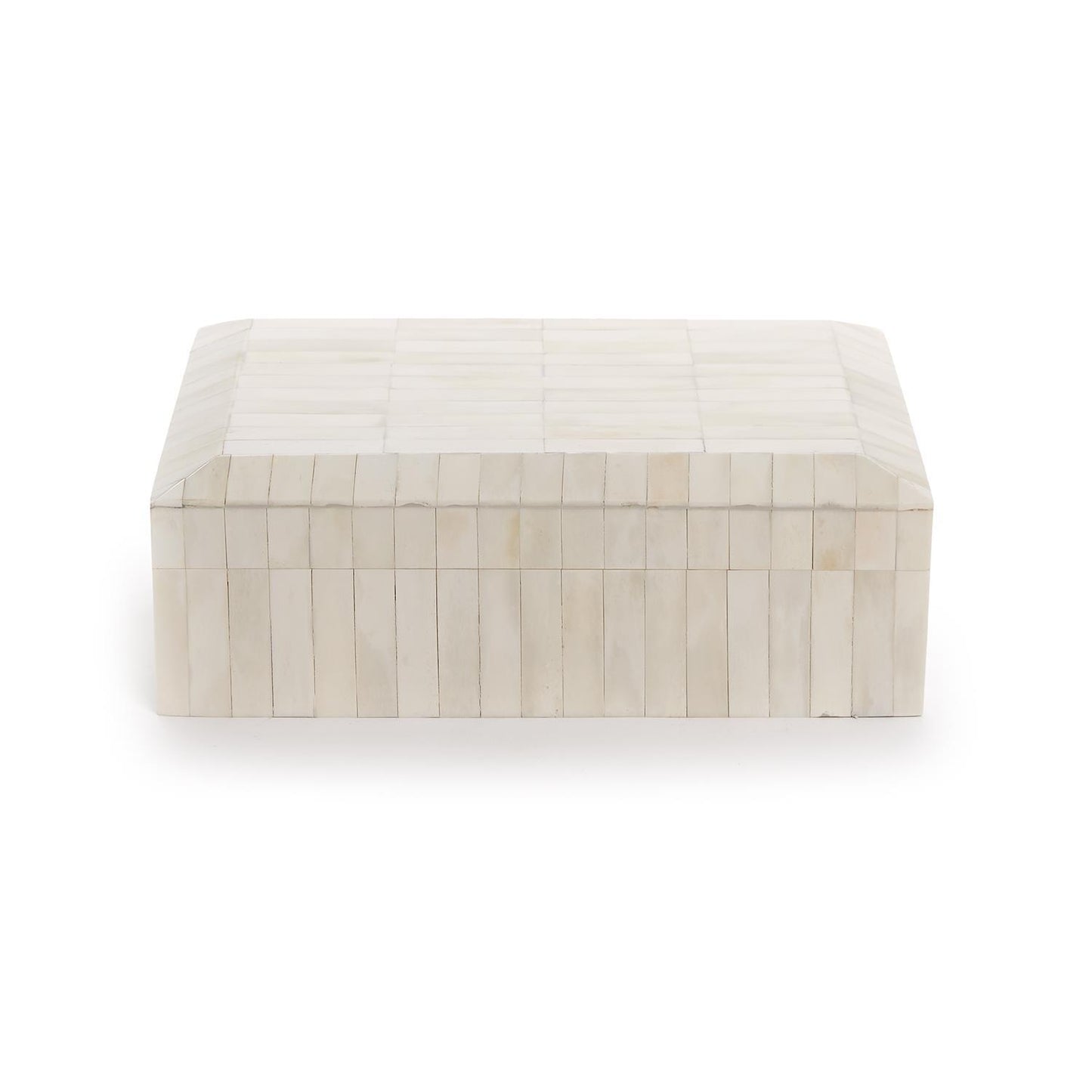 Bone Beveled Box