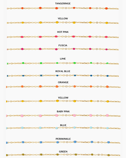 Enamel Necklace Collection