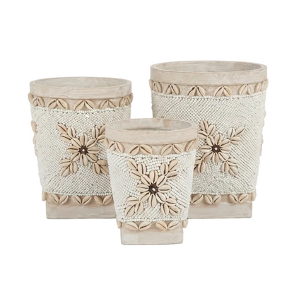 Beaded Waste Basket Collection