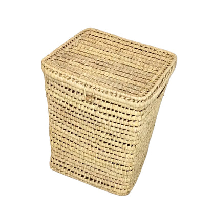 Palm Hamper Basket- Square