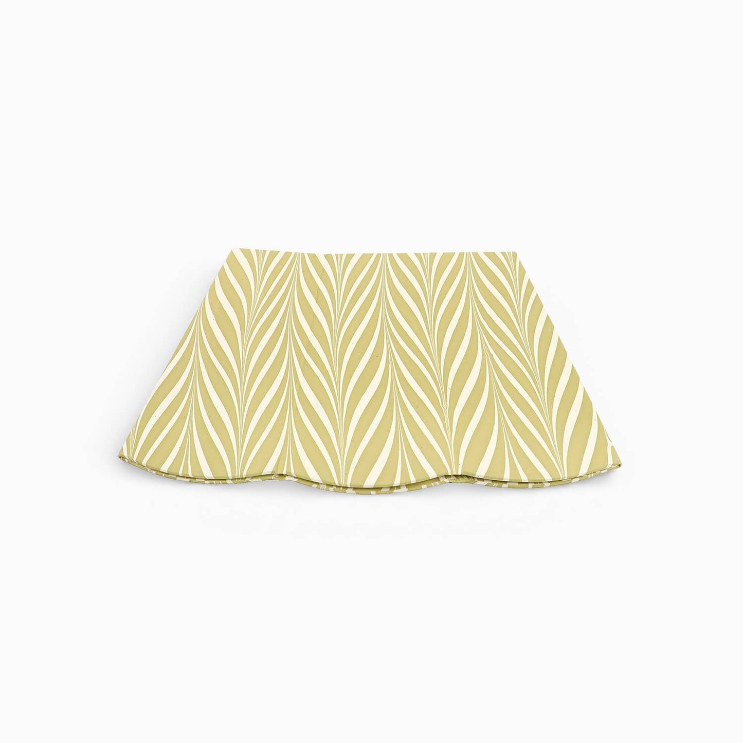 Marbled Zebra Waste Basket- Green