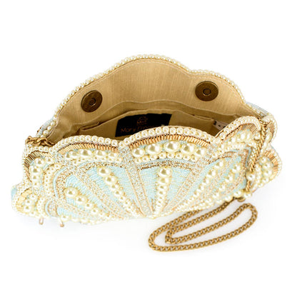 Beaded Shell Crossbody Bag
