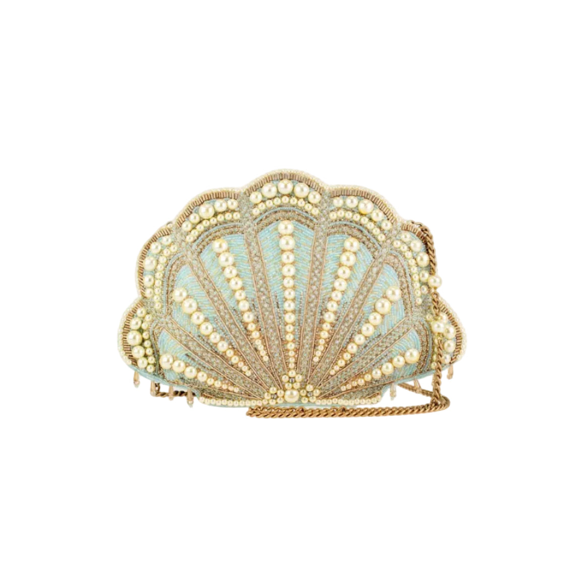 Beaded Shell Crossbody Bag
