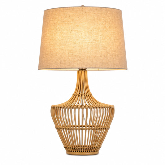 Rattan Table Lamp II