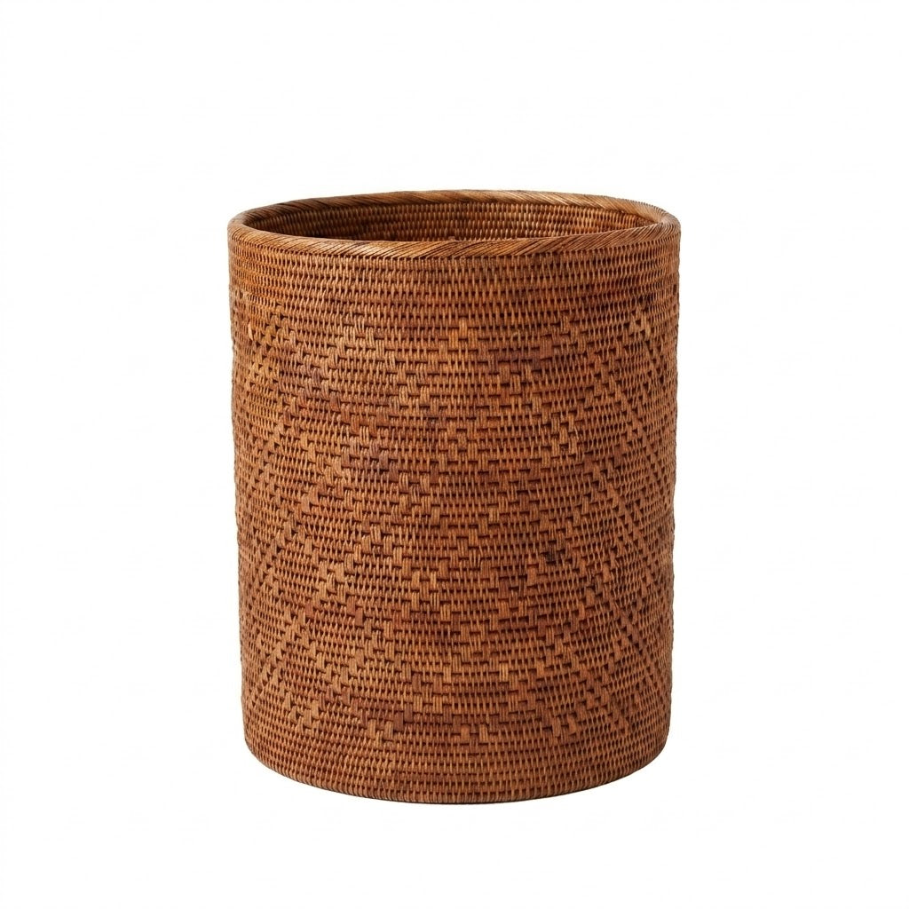 Baliata® Round Waste Basket Diamond Motif