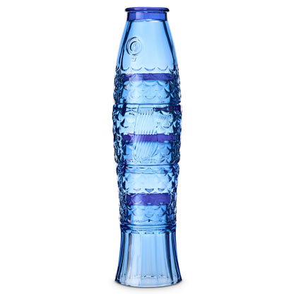 Fish Stacking Drinking Glass S/4- Blue