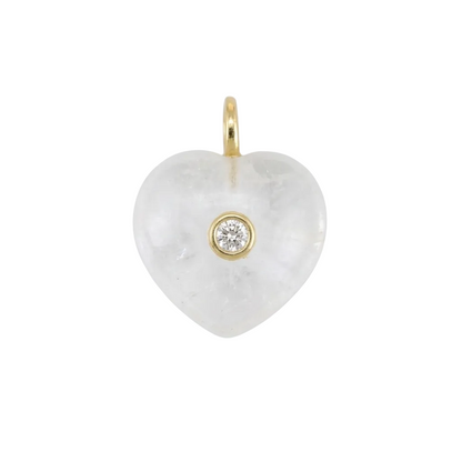 Gemstone Heart Charms