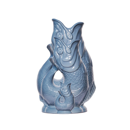 Denim Gluggle Jug