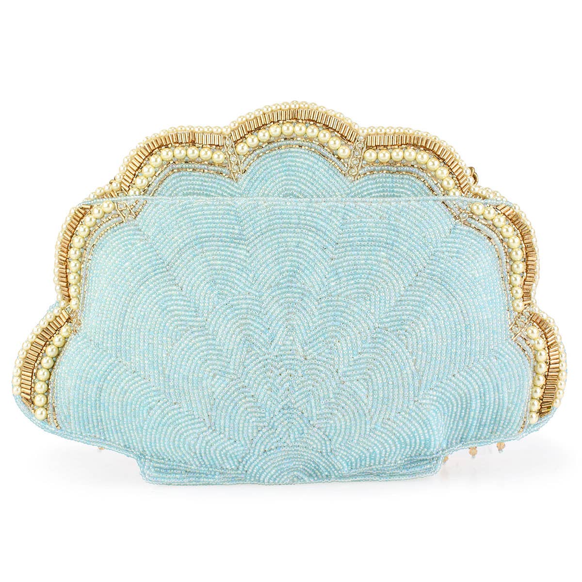 Beaded Shell Crossbody Bag