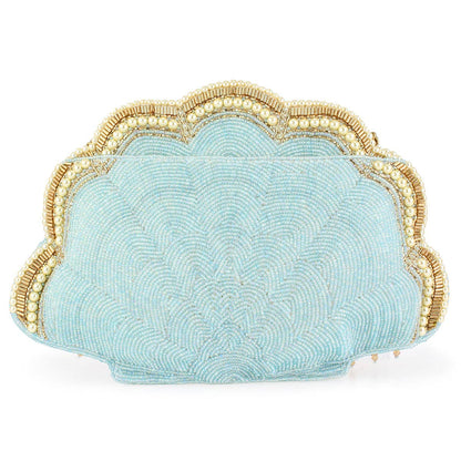 Beaded Shell Crossbody Bag