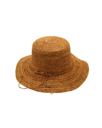 Crochet Straw Bucket Hats
