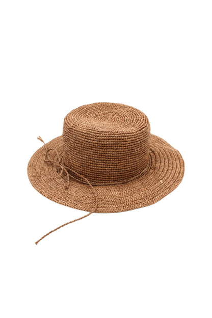 Crochet Straw Bucket Hats