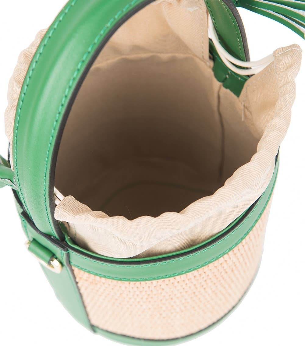 Raffia Leather Bag Collection