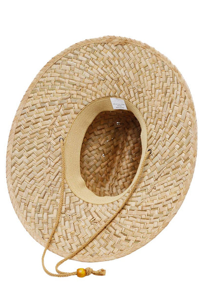 Straw Lifeguard Hat