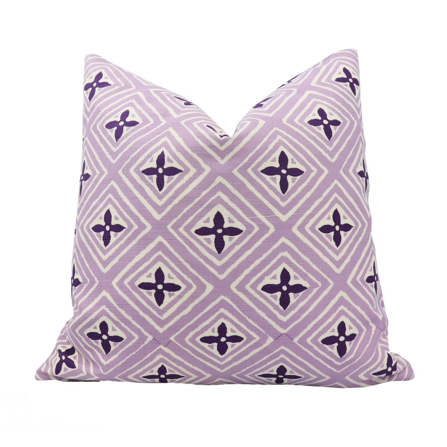 Quadrille Fiorentina Lavendar Pillow 20x20
