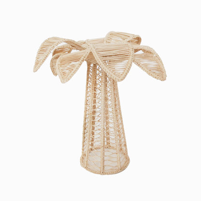 Raffia Palm Tree Candle Holders