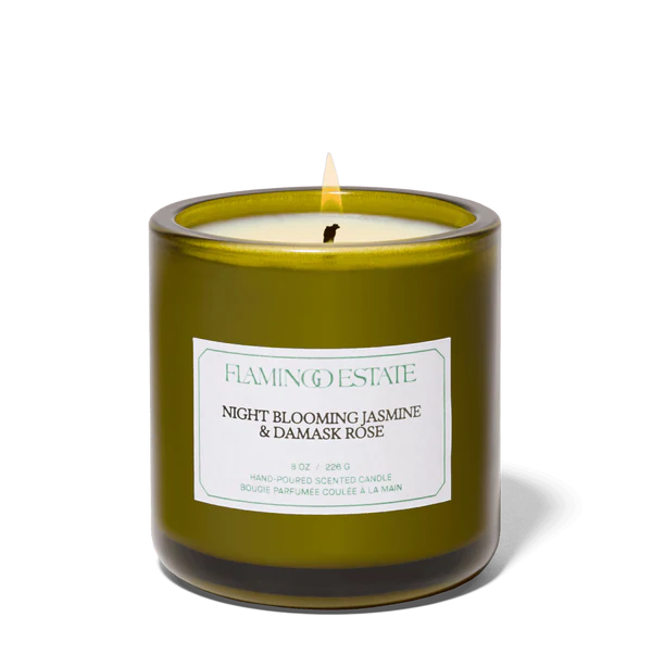 Flamingo Estate: Night Blooming Jasmine & Damask Rose Candle