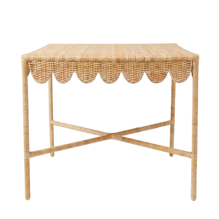 Scalloped Game Table